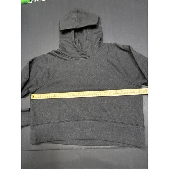 Lululemon Loungeful Minimalist Preppy Athleisure Lounge Lux Cropped Hoodie Black - Picture 9 of 15